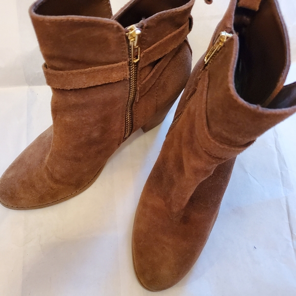 Ralph Lauren leather mini heel boots - Picture 6 of 7